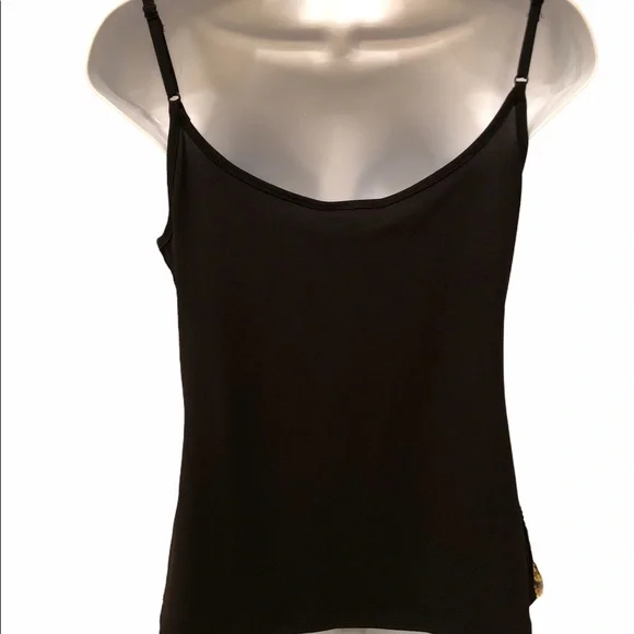 Sequined Strappy Lined Shimmering Tank Top, Sz Large - Picture 2 of 6